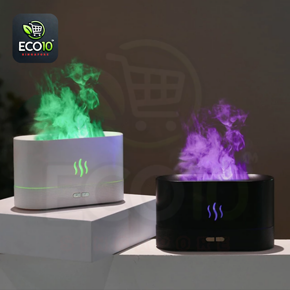 180ml Flame Aromatherapy Humidifier (Wired Powered)