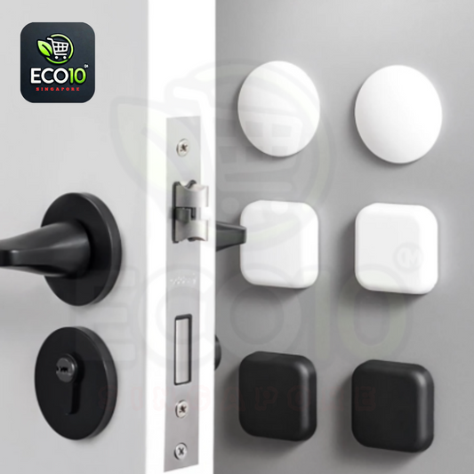 Anti-Collision Square Silicone Pad – Self-Adhesive Door Handle Wall Protector Stickers