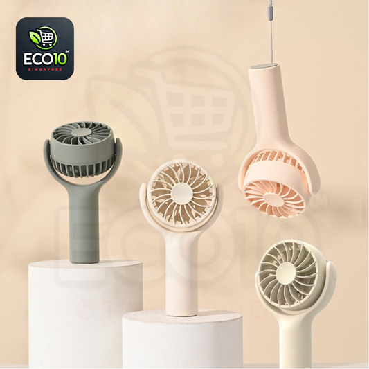 Handheld Portable Fan – Quiet, Rechargeable & Compact Design
