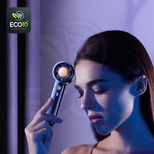 USB Rechargeable Handheld Fan – Strong Wind with Adjustable Speed