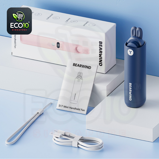 BearWind Portable Handheld Fan – Rechargeable, Quiet, and Multi-Functional