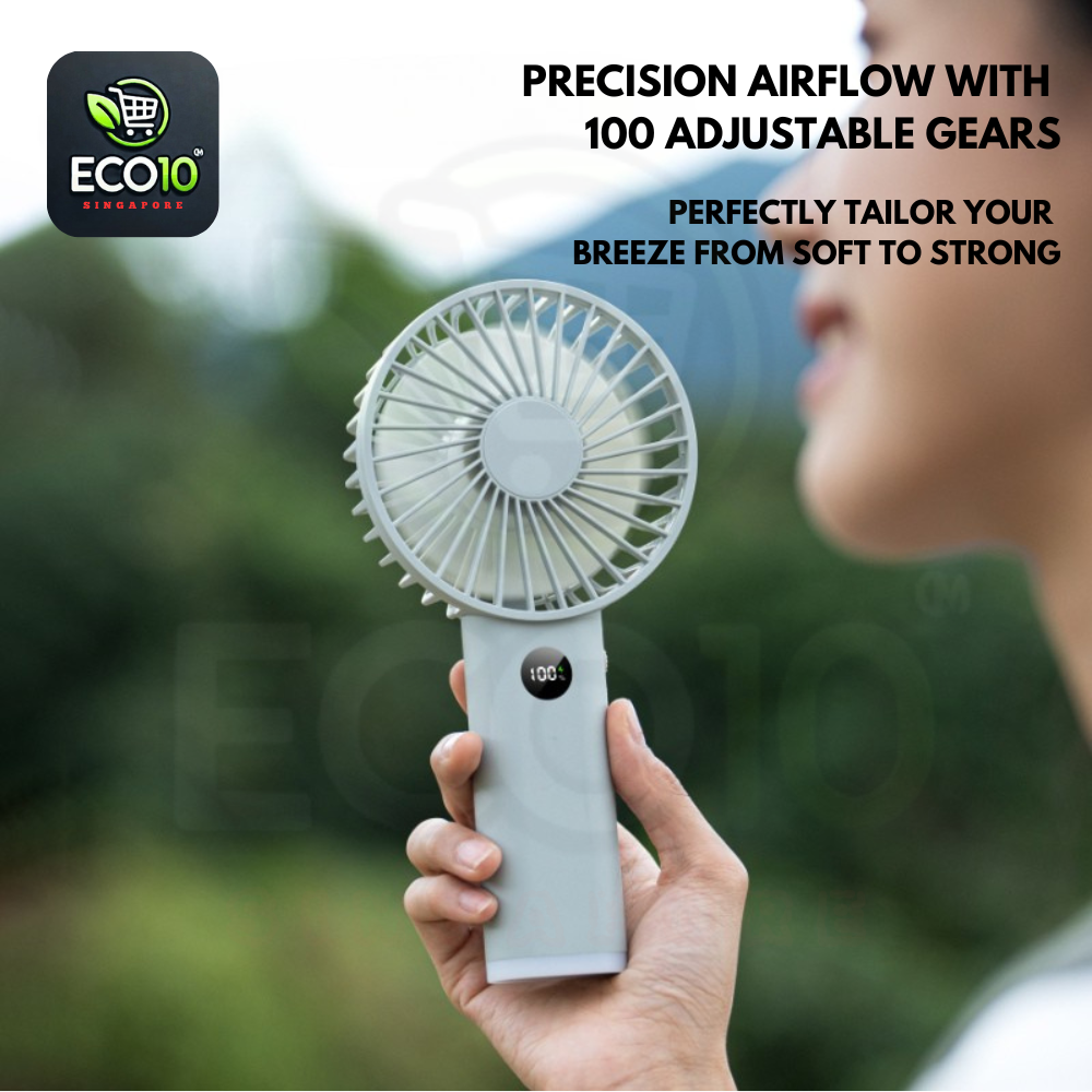 Handheld Fan With Light