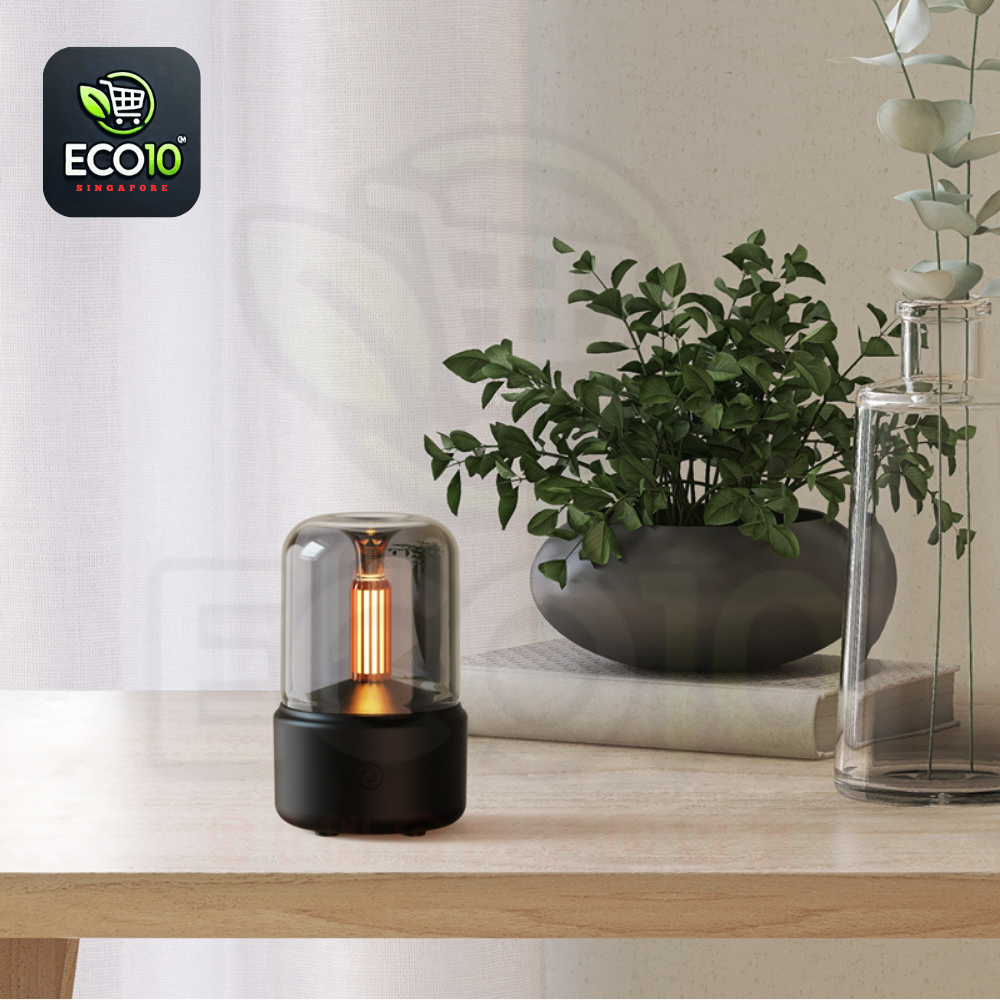 120ml Candlelight Aromatherapy Humidifier (Wired Powered)