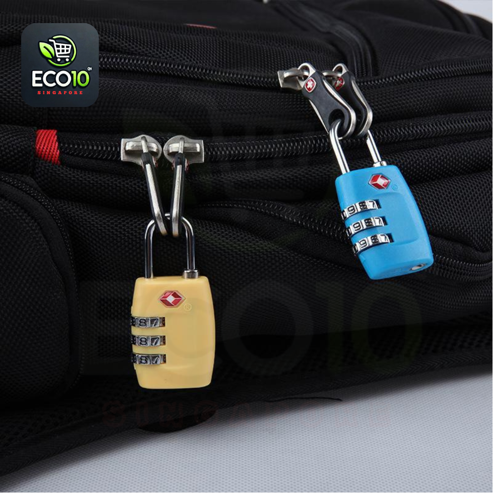 TSA Approved Luggage Lock – 3-Dial Combination Lock for Travel Security