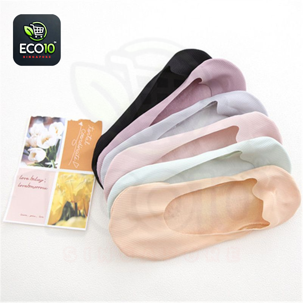 Invisible Low-Cut Short Socks with Non-Slip Silicone Grip
