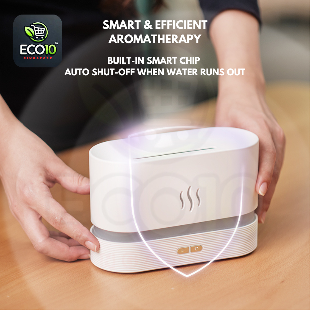 180ml Flame Aromatherapy Humidifier (Wired Powered)