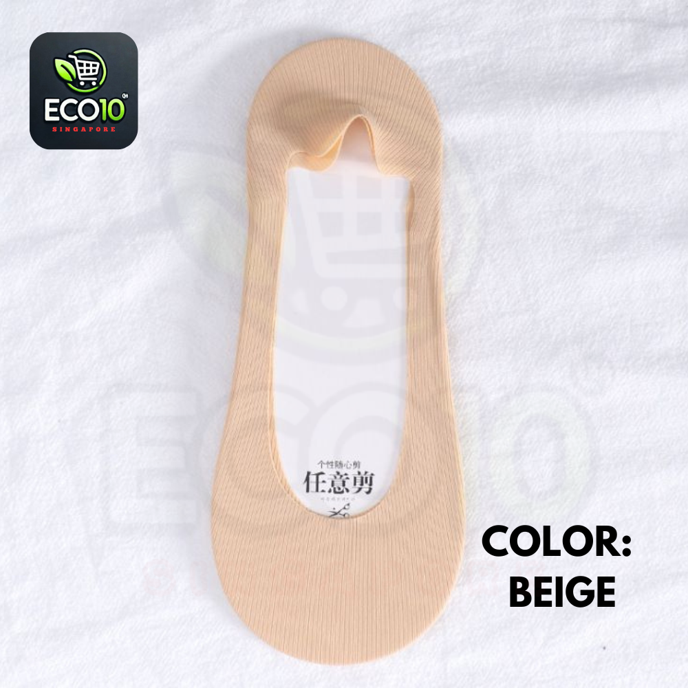 Invisible Low-Cut Short Socks with Non-Slip Silicone Grip