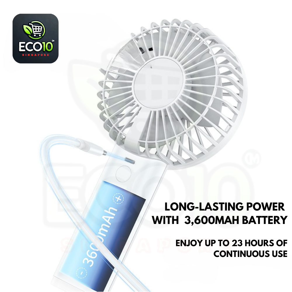 Handheld Fan With Light