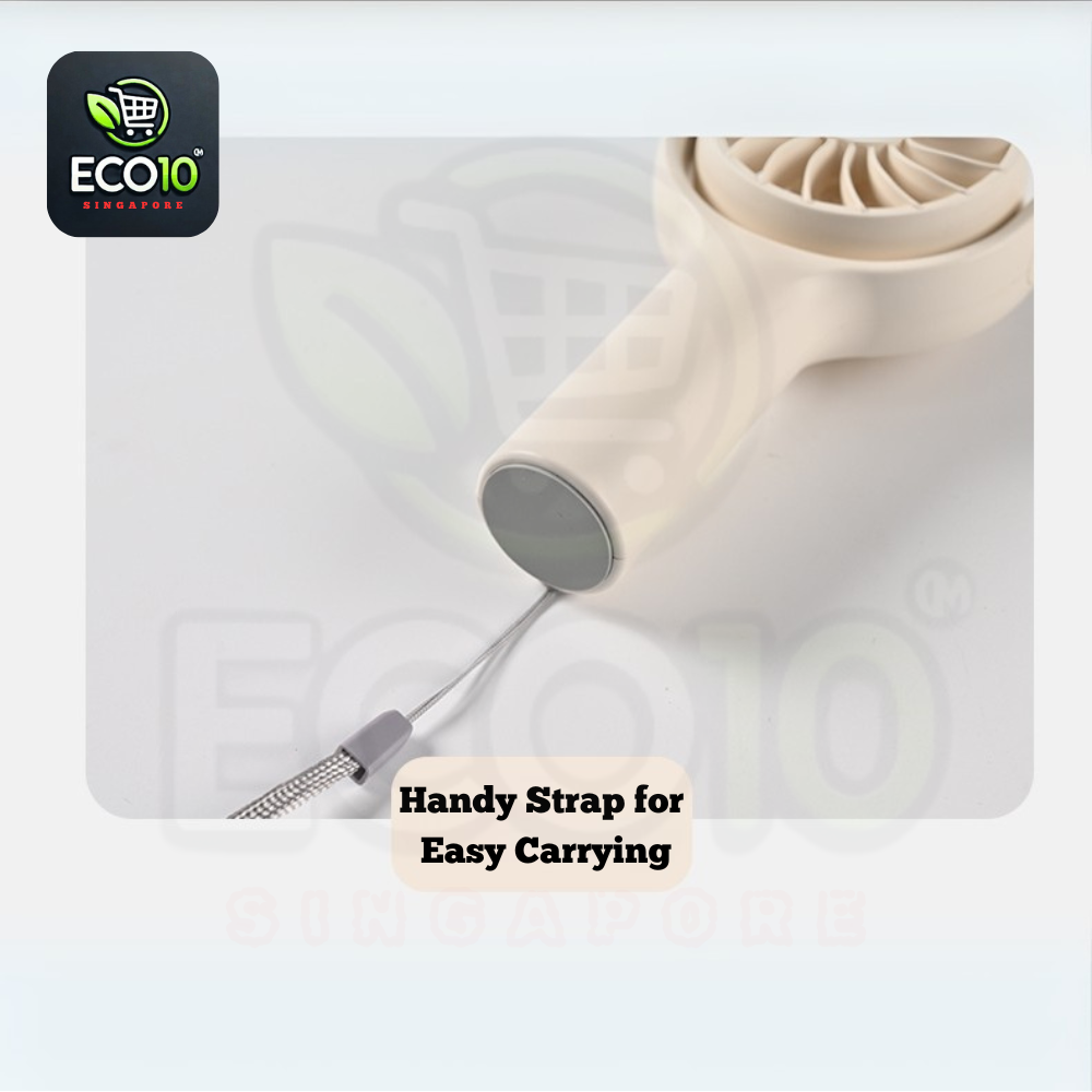 Handheld Portable Fan – Quiet, Rechargeable & Compact Design