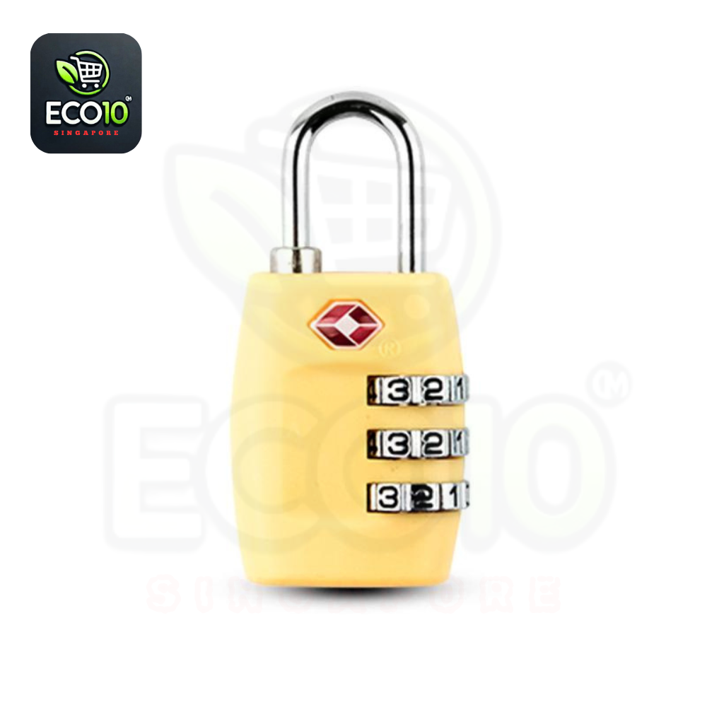 TSA Approved Luggage Lock – 3-Dial Combination Lock for Travel Security