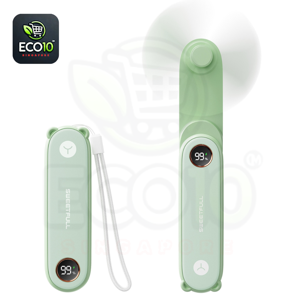 SWEETFULL Compact Handheld Fan – Portable, Foldable, and Multi-Functional