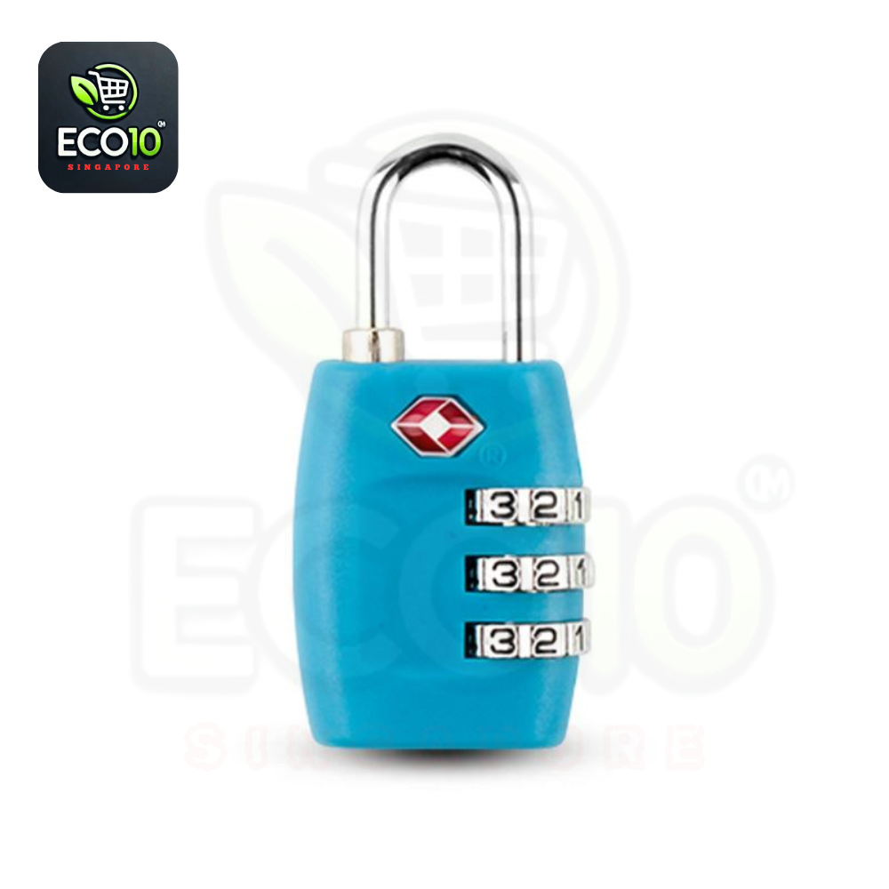 TSA Approved Luggage Lock – 3-Dial Combination Lock for Travel Security