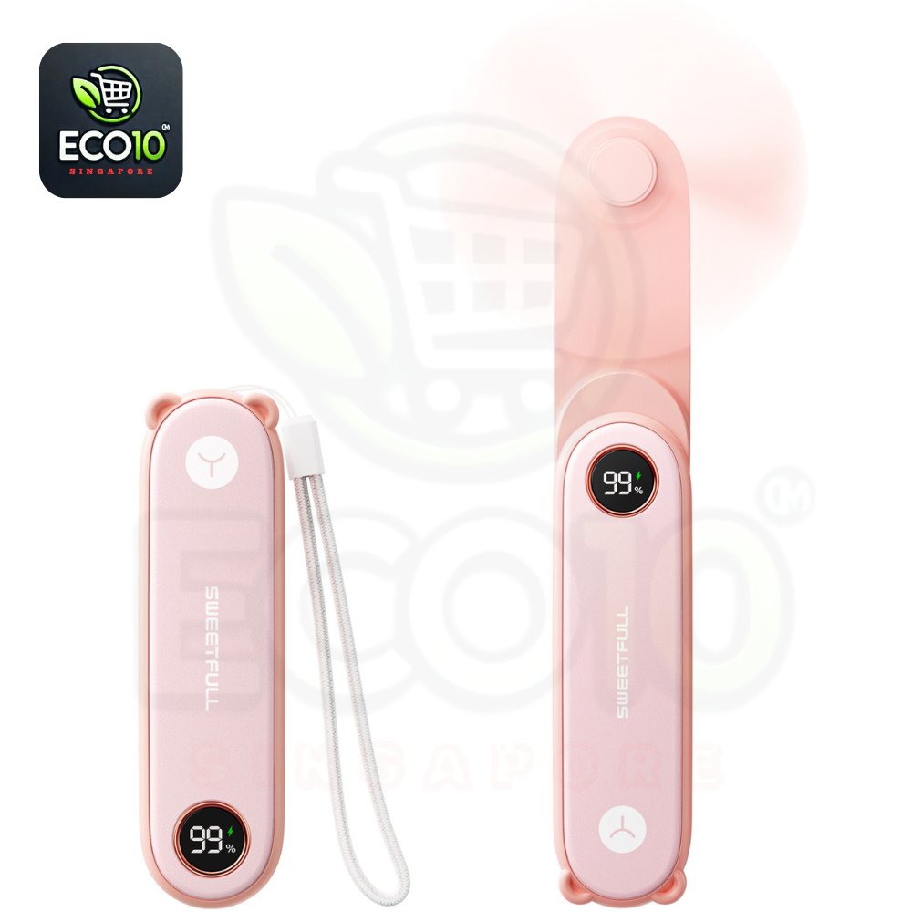 SWEETFULL Compact Handheld Fan – Portable, Foldable, and Multi-Functional