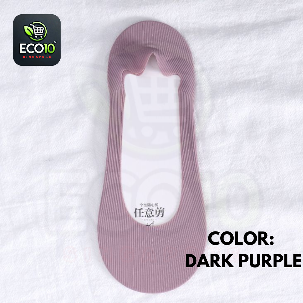 Invisible Low-Cut Short Socks with Non-Slip Silicone Grip