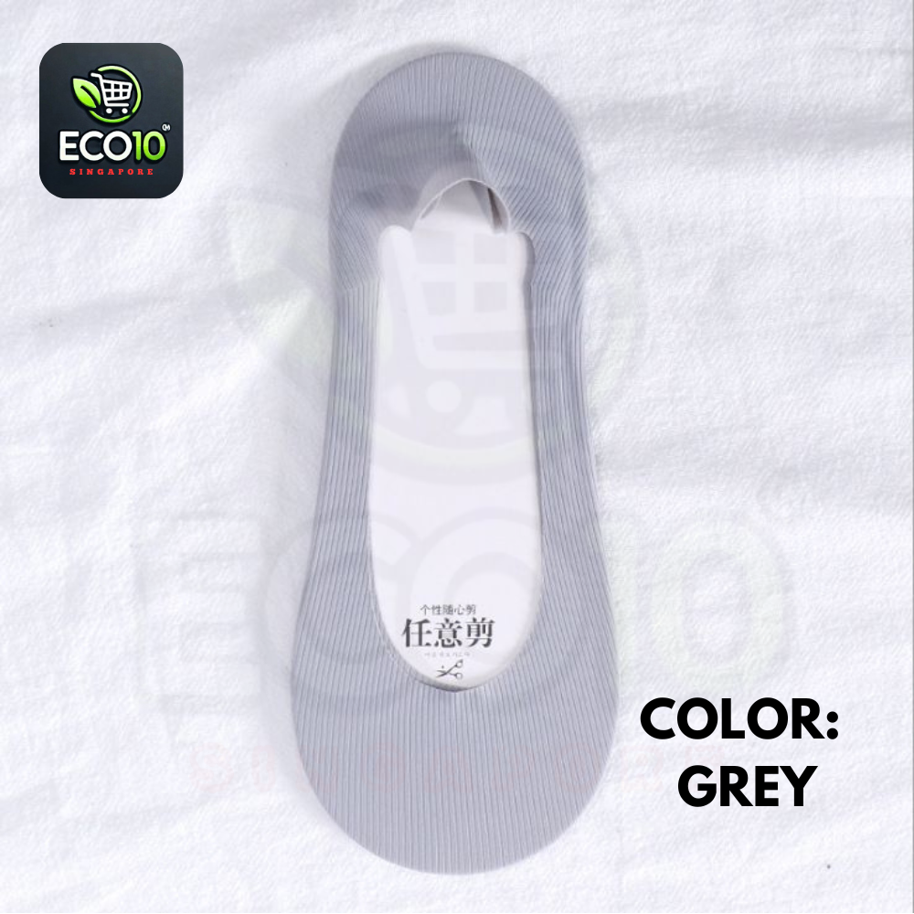 Invisible Low-Cut Short Socks with Non-Slip Silicone Grip