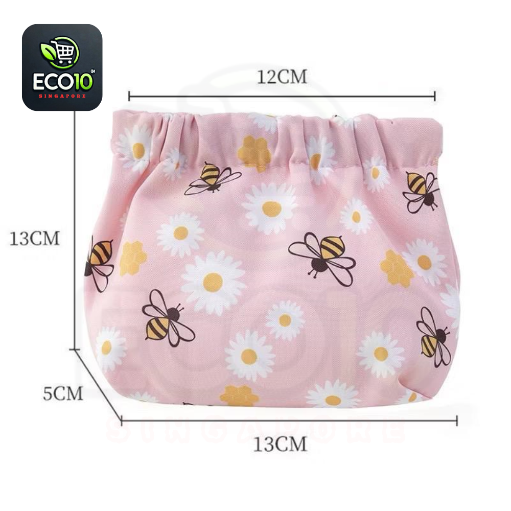 Waterproof Cosmetic Pouch – Makeup, Coins, Keys & More Organizer