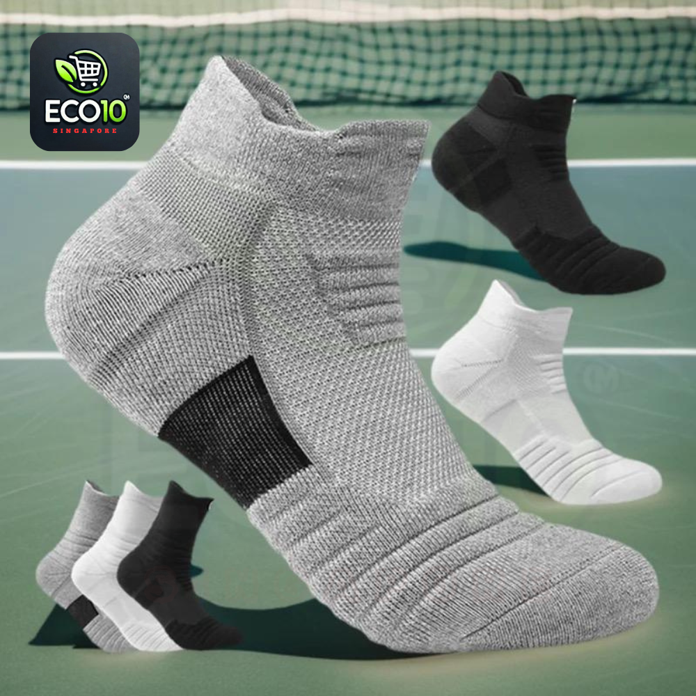 Premium Men's Sports Socks - Breathable, Sweat-Absorbent & Durable