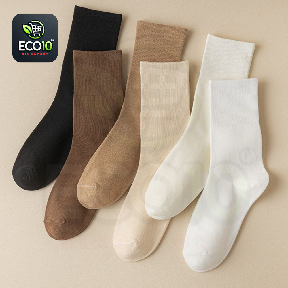 Premium Cotton Mid-Tube Socks – Soft, Breathable & Stylish for Everyday Wear