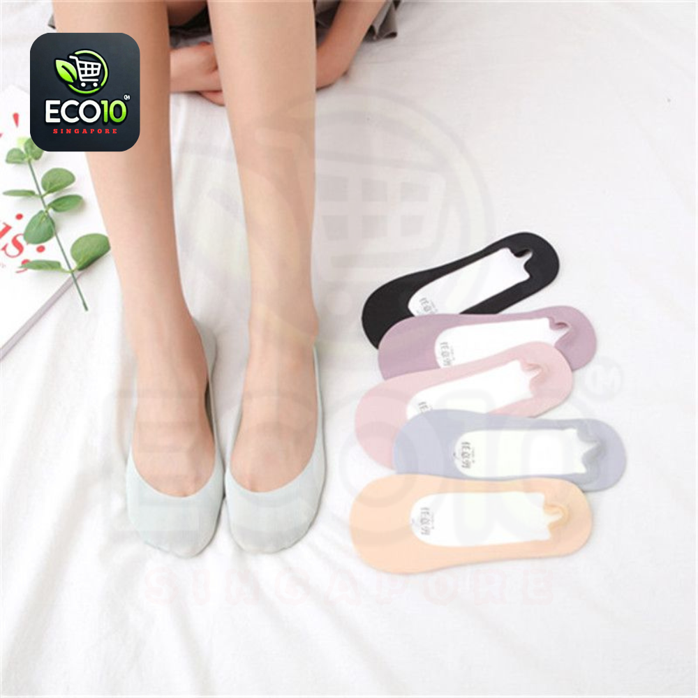 Invisible Low-Cut Short Socks with Non-Slip Silicone Grip