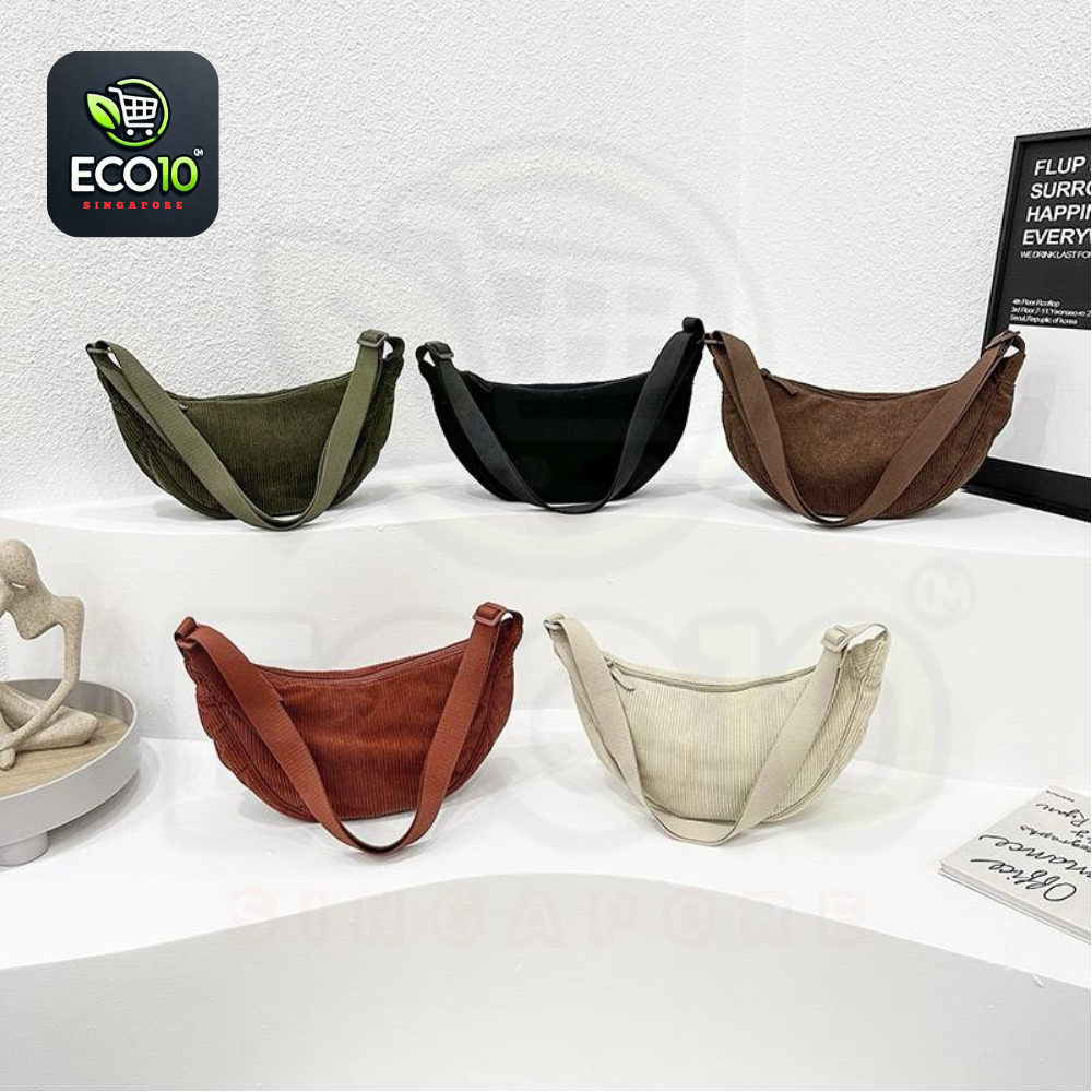 Dumpling Bag Unisex Fashion Waterproof Shoulder Bag – Adjustable Crossbody Messenger Bag