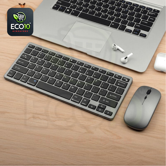 Wireless Keyboard & Mouse – Bluetooth & 2.4GHz, Multi-Device Compatibility