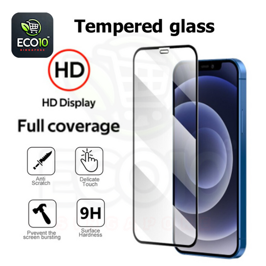 Full Coverage Tempered Glass Screen Protector for iPhone 13-16 Series