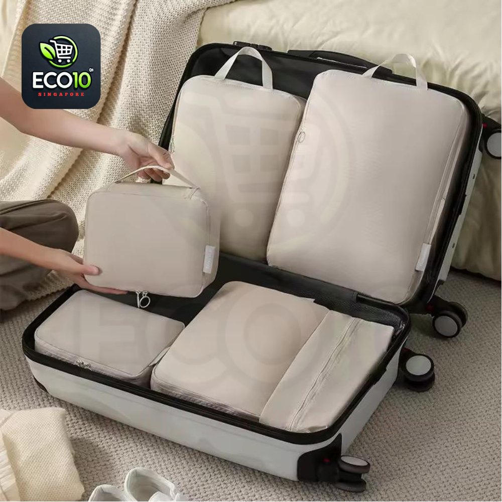 Premium Travel Storage Bag Organizer Set – Foldable & Collapsible, Lightweight, Water-Repellent