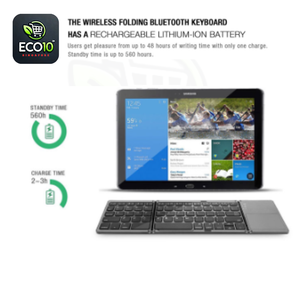 Mini Foldable Bluetooth Keyboard – Compact & Portable