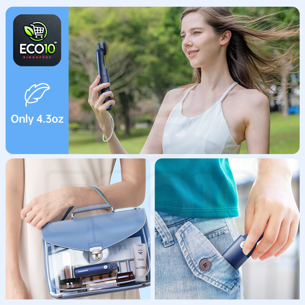 BearWind Portable Handheld Fan – Rechargeable, Quiet, and Multi-Functional