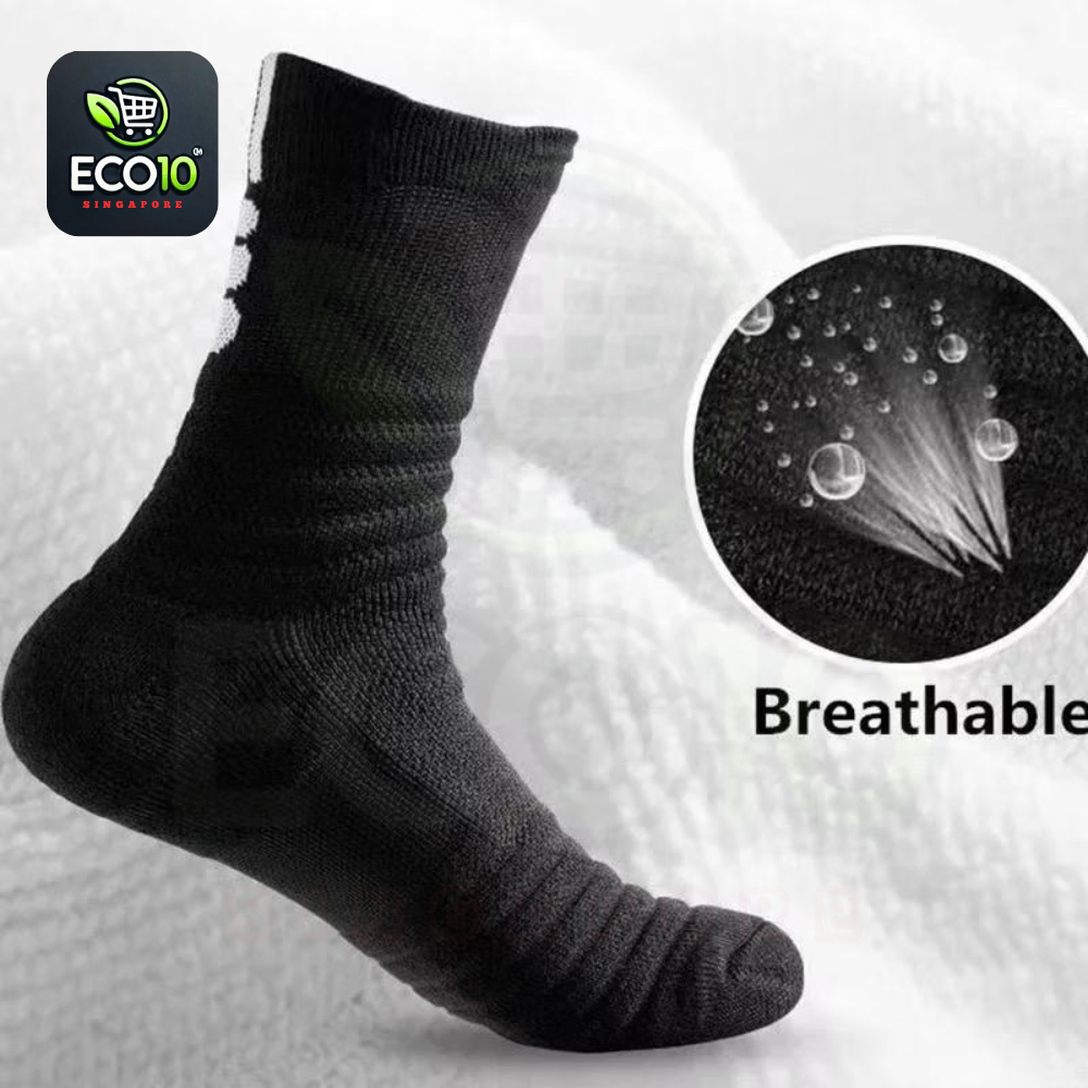 Premium Men's Sports Socks - Breathable, Sweat-Absorbent & Durable