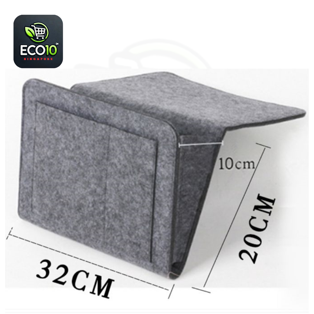 Bedside Storage Organizer – Multi-Pocket Felt Couch & Bed Holder