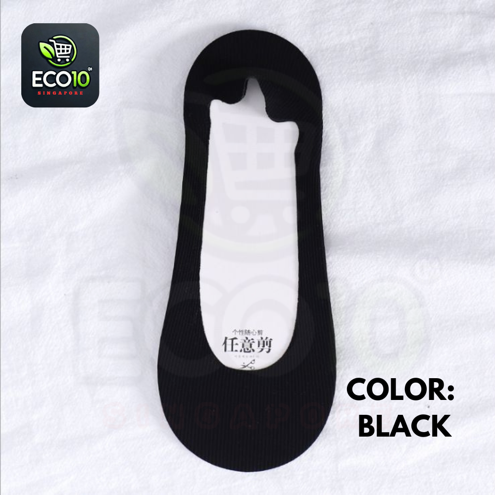 Invisible Low-Cut Short Socks with Non-Slip Silicone Grip