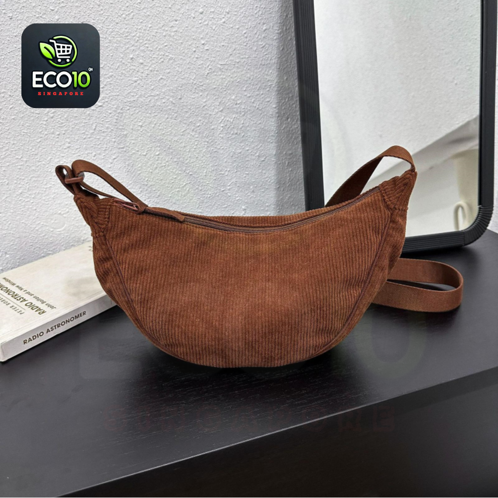 Dumpling Bag Unisex Fashion Waterproof Shoulder Bag – Adjustable Crossbody Messenger Bag