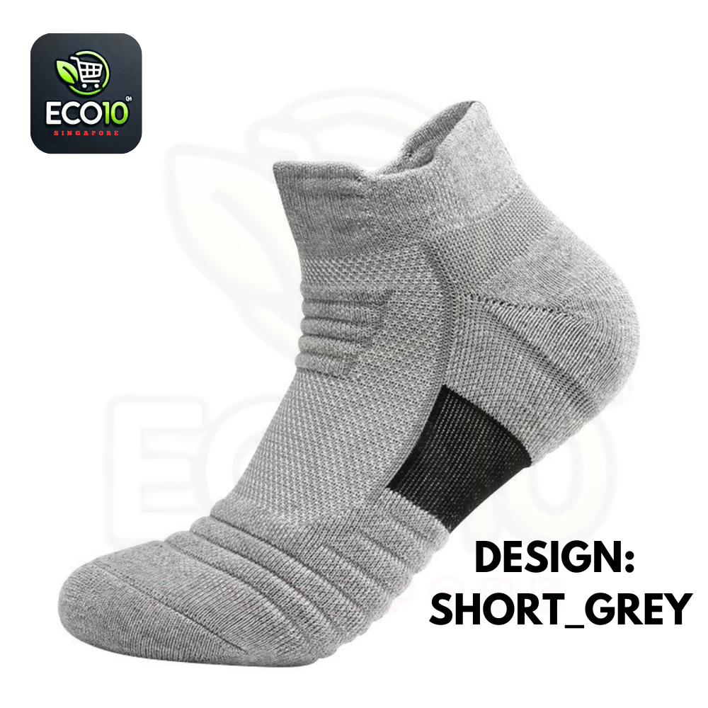 Premium Men's Sports Socks - Breathable, Sweat-Absorbent & Durable