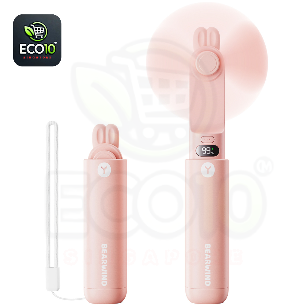 BearWind Portable Handheld Fan – Rechargeable, Quiet, and Multi-Functional