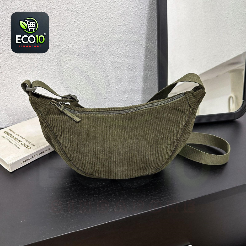 Dumpling Bag Unisex Fashion Waterproof Shoulder Bag – Adjustable Crossbody Messenger Bag