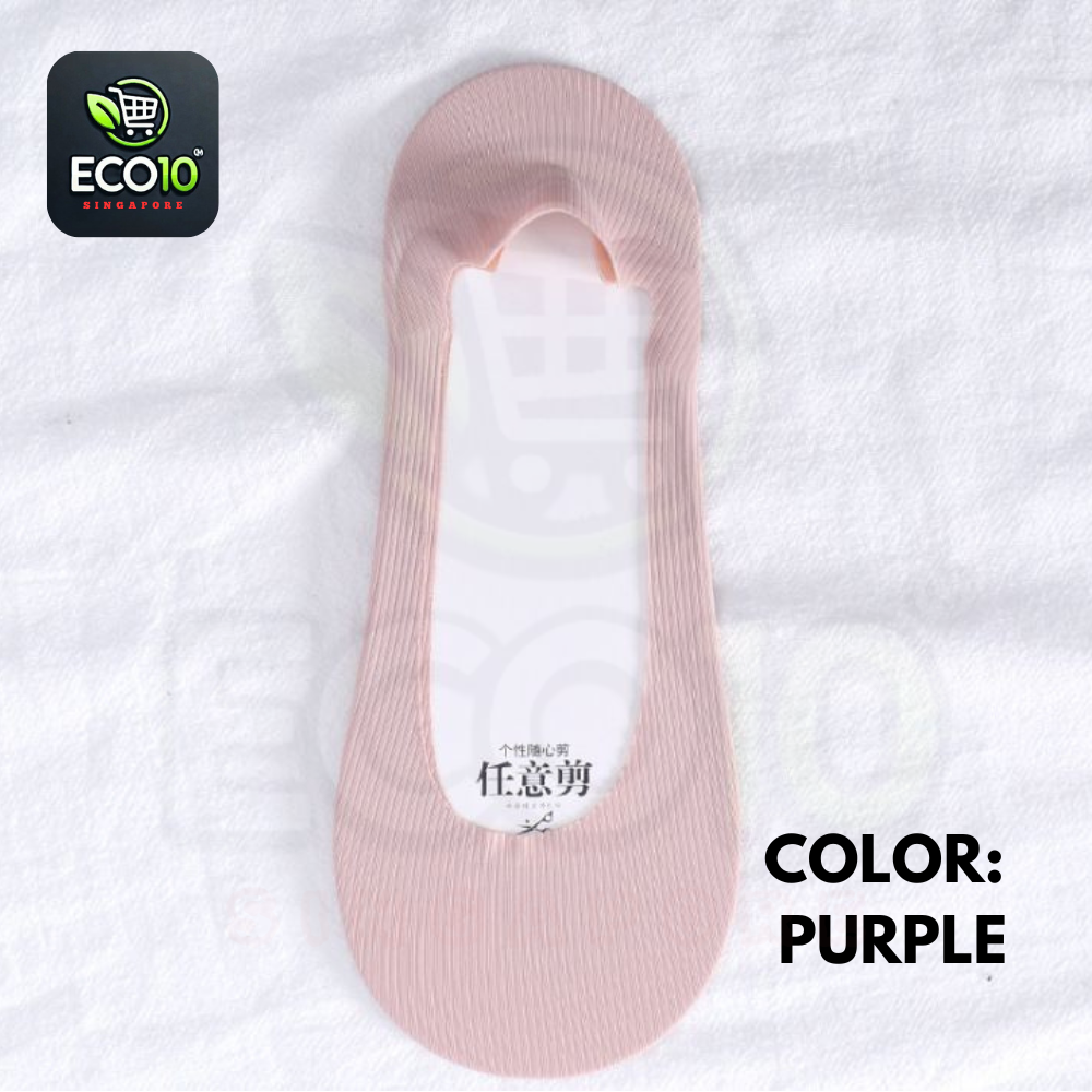 Invisible Low-Cut Short Socks with Non-Slip Silicone Grip