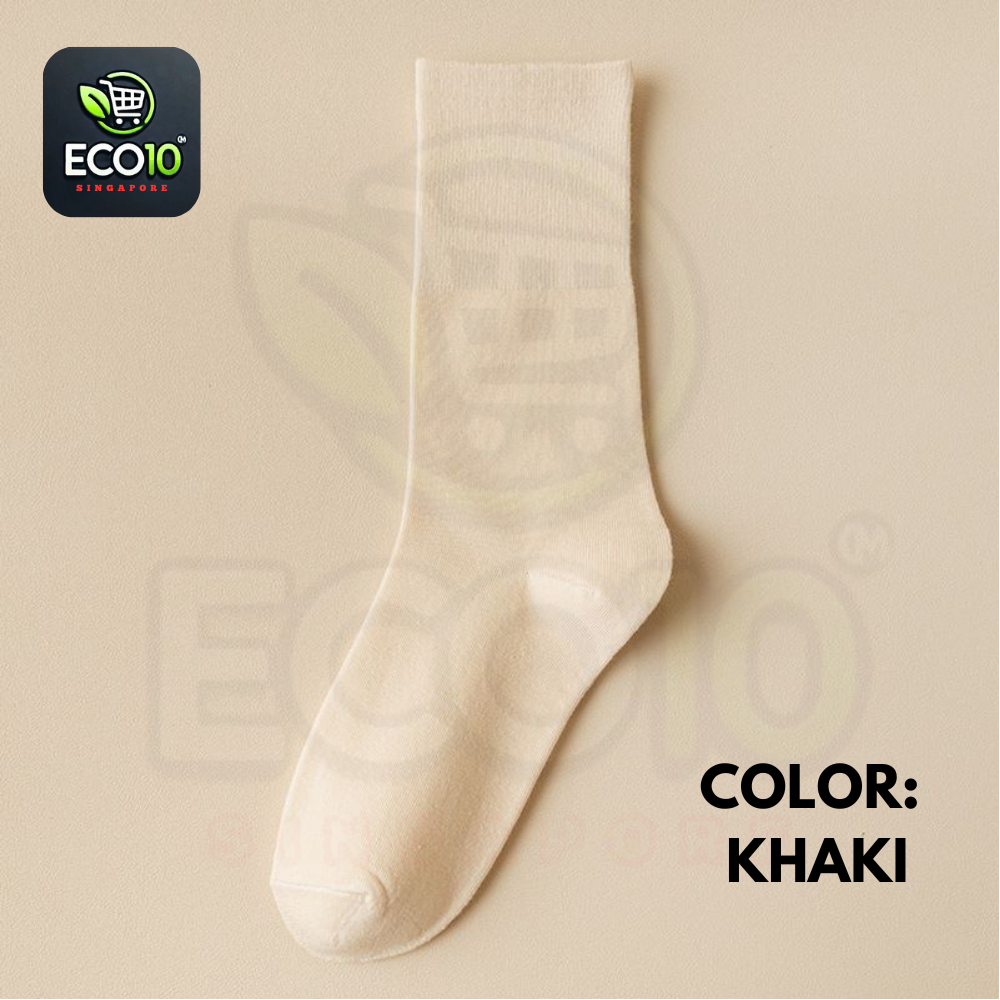 Premium Cotton Mid-Tube Socks – Soft, Breathable & Stylish for Everyday Wear